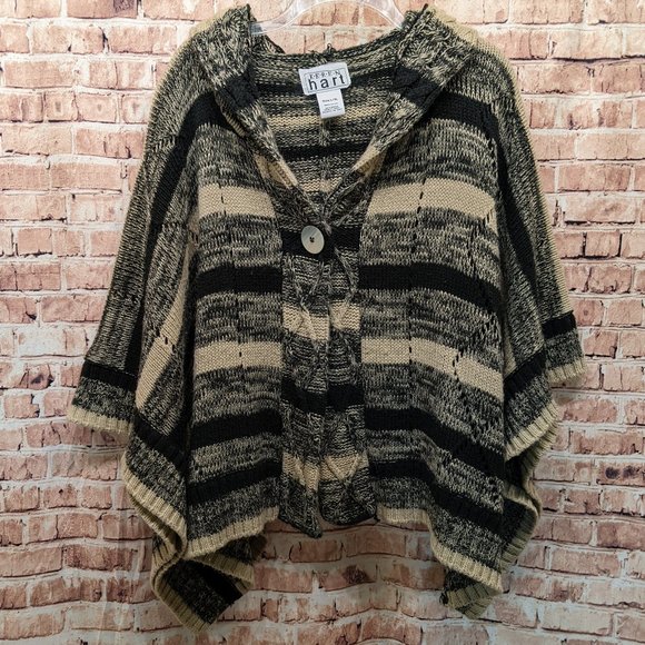 KEREN hart Cardigan Cape L/XL - Picture 1 of 6